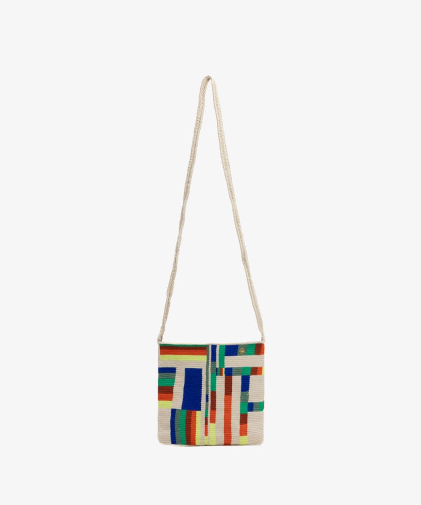 BOLSO OPERA XL - CAPRICORNUS - BEIGE Y MULTICOLOR