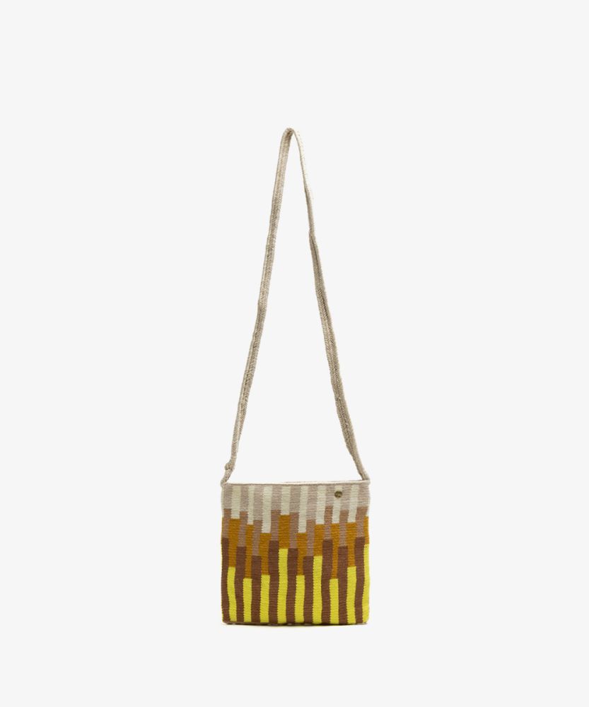 BOLSO OPERA XL - LYNX - AMARILLO Y MOSTAZA