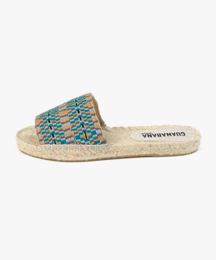ALPARGATA MULE - PHOENIX - VERDE & TOSTADO