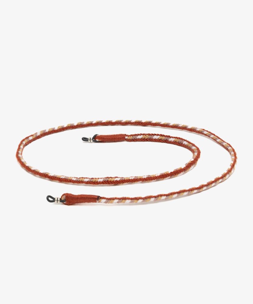 Eyewear cord - Terracotta & Brown