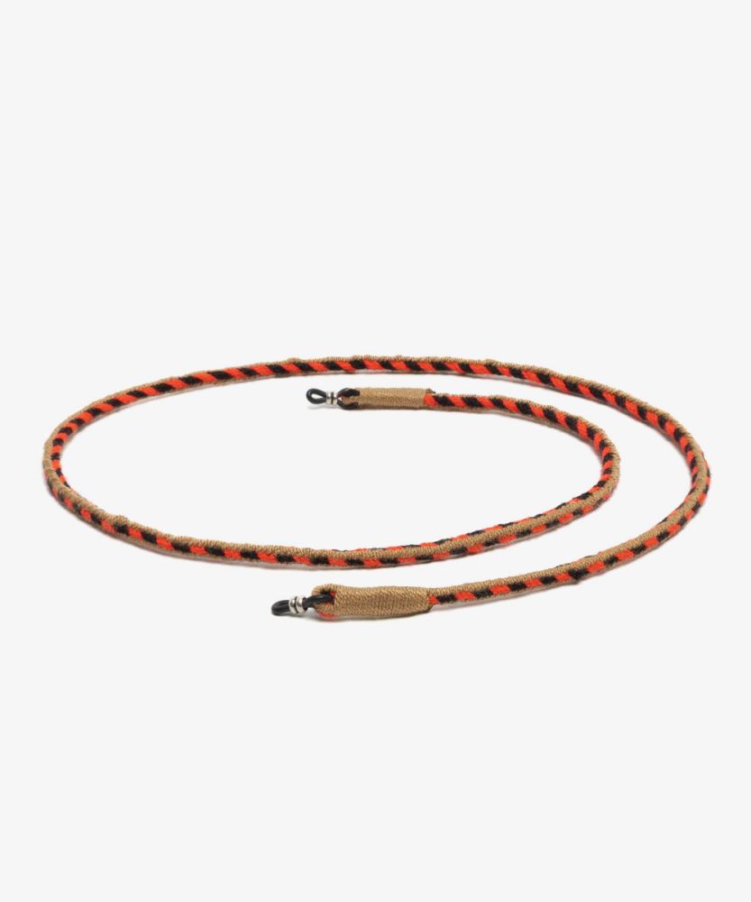 CORDÓN DE GAFAS - NARANJA Y NEGRO
