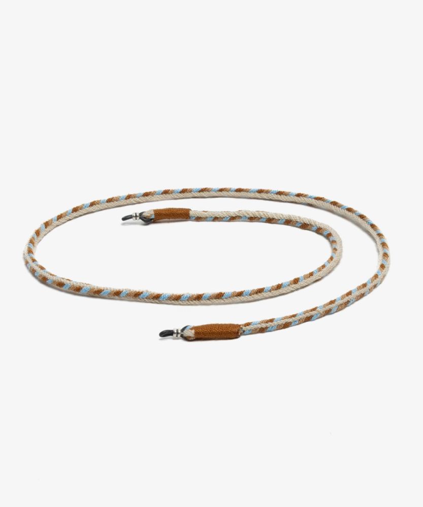 Cordón de gafas- BEIGE Y AZUL
