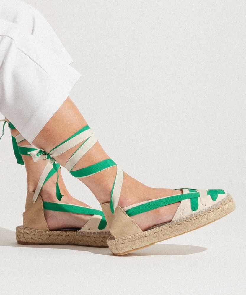 VALENCIANAS - GREEN & WHITE
