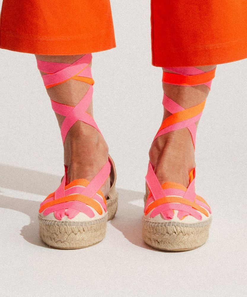 VALENCIANAS - ORANGE & PINK