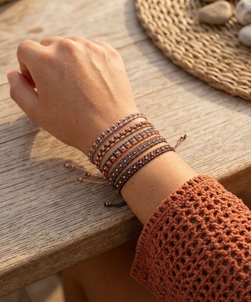 SET PULSERAS - FONTANA 120 MARRÓN