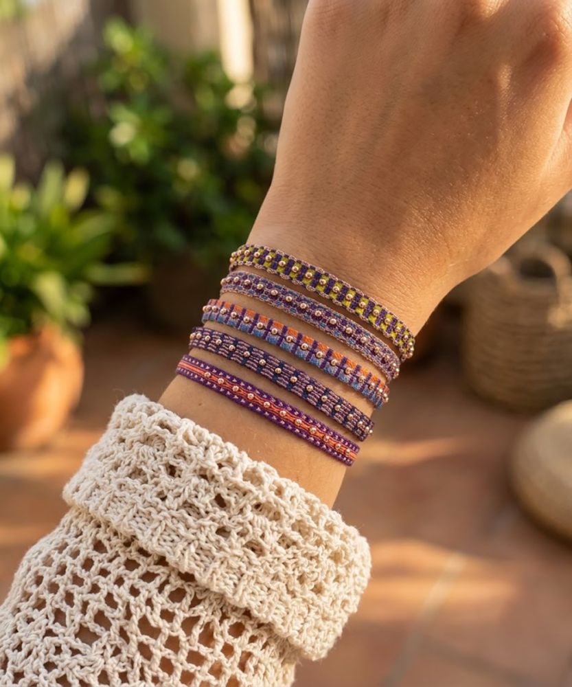 SET PULSERAS - FONTANA 120 MORADO