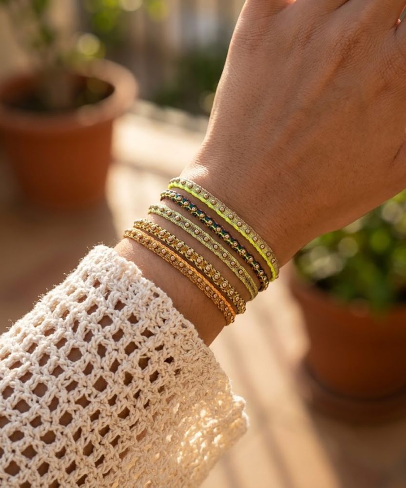 SET PULSERAS - FONTANA 40 AMARILLO