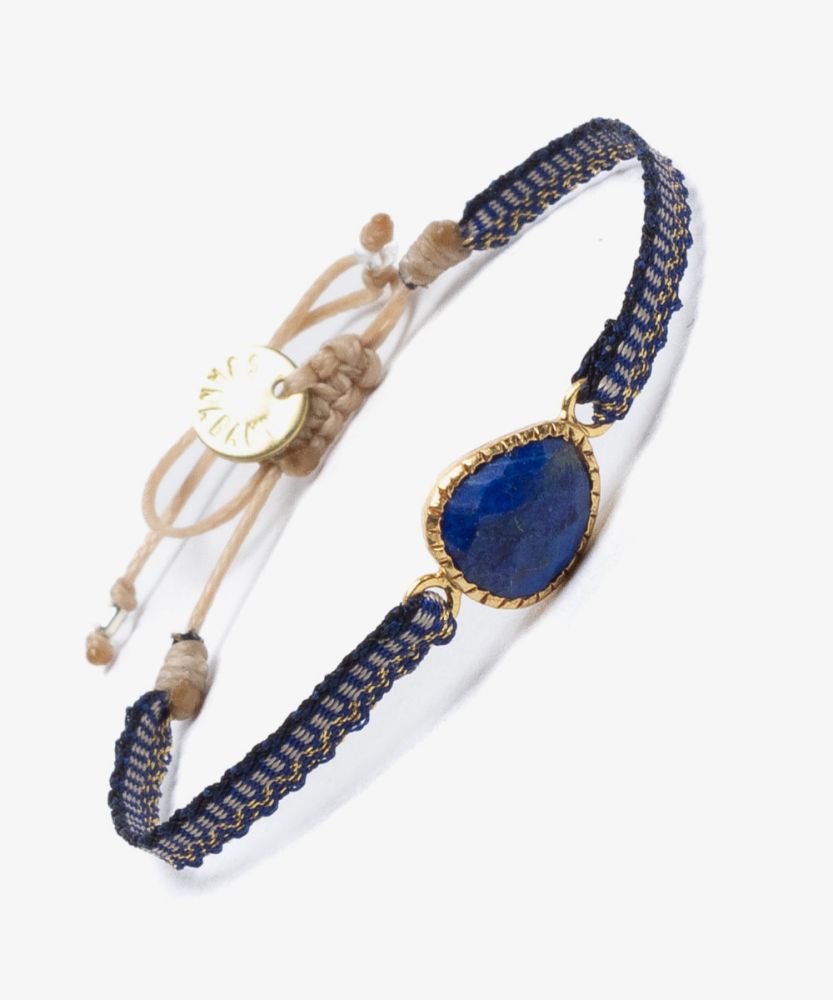 Argantina BRISTOL - AZUL CON PIEDRA LAPIZLAZULI