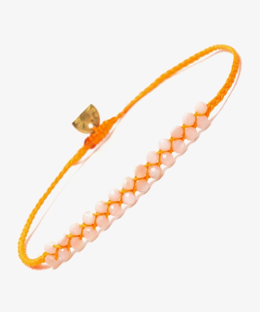 Pulsera CAPELLA - NARANJA CON PIEDRALUNA