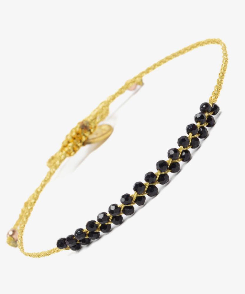 Pulsera POLUX  - ESPINELA NEGRA