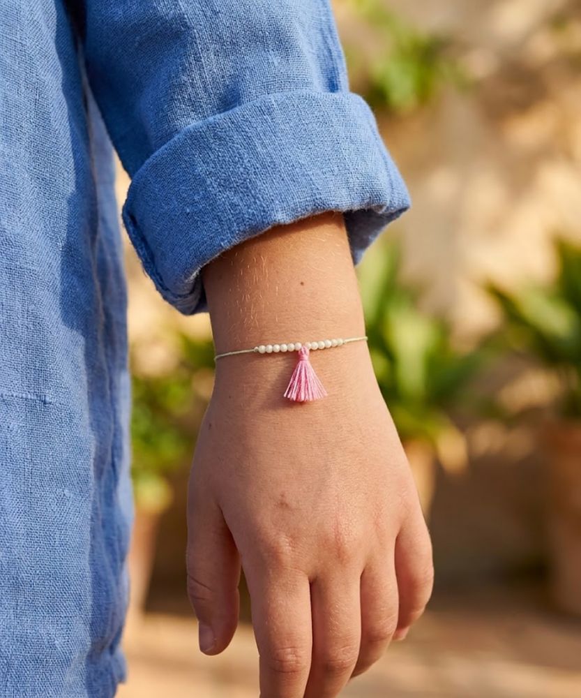 DRACO bracelet - Piedra luna blanca