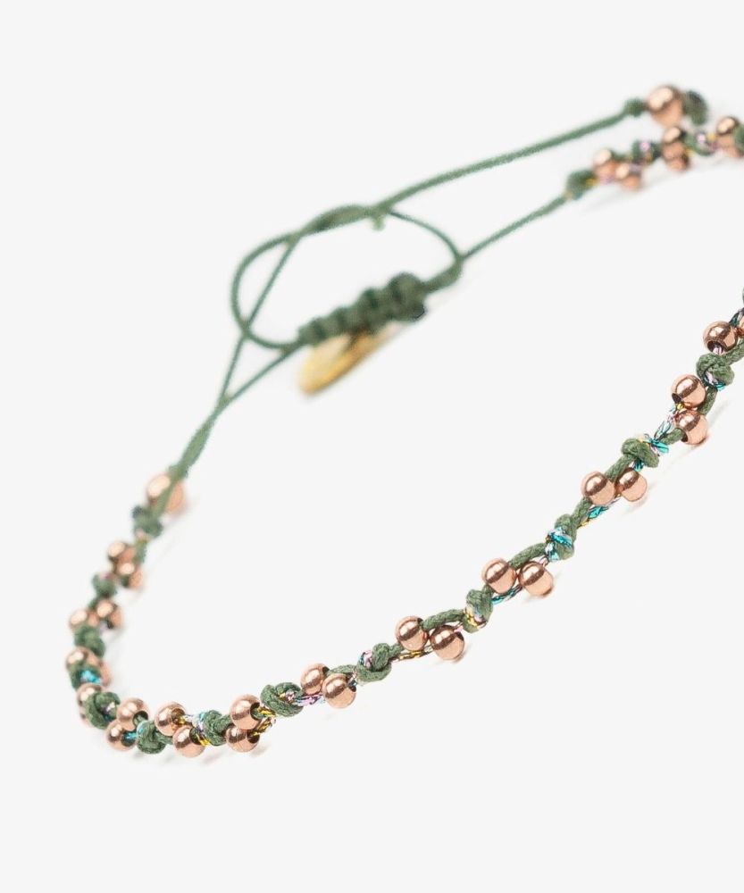 COUNTESS bracelet - rose gold edition - Verde