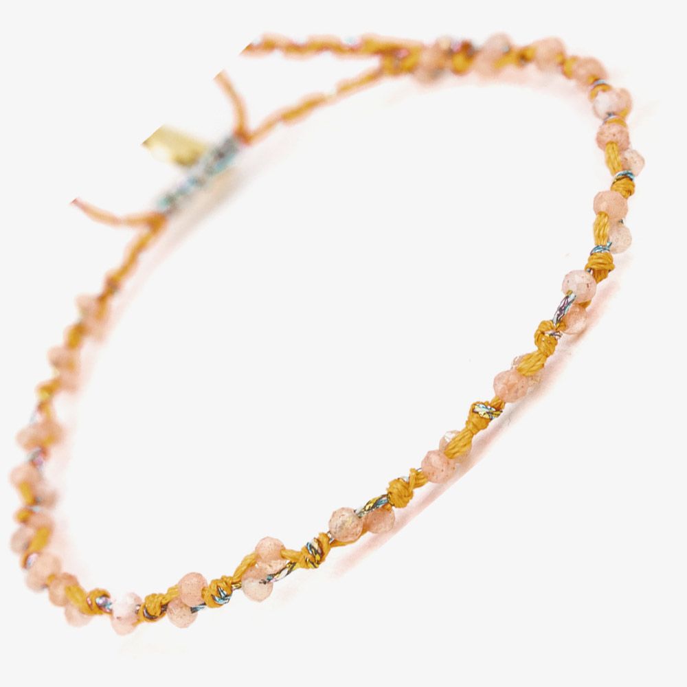 BARONESS bracelet - SALMON MOONSTONE