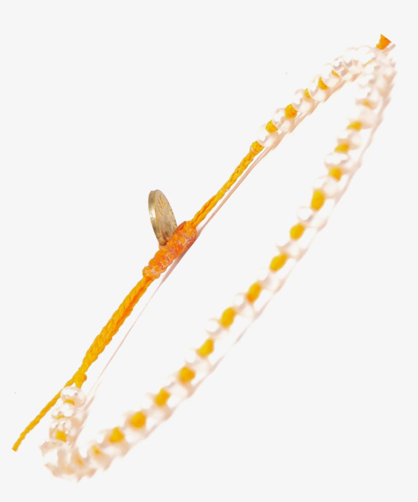 Pulsera PEARL - NARANJA CLARO