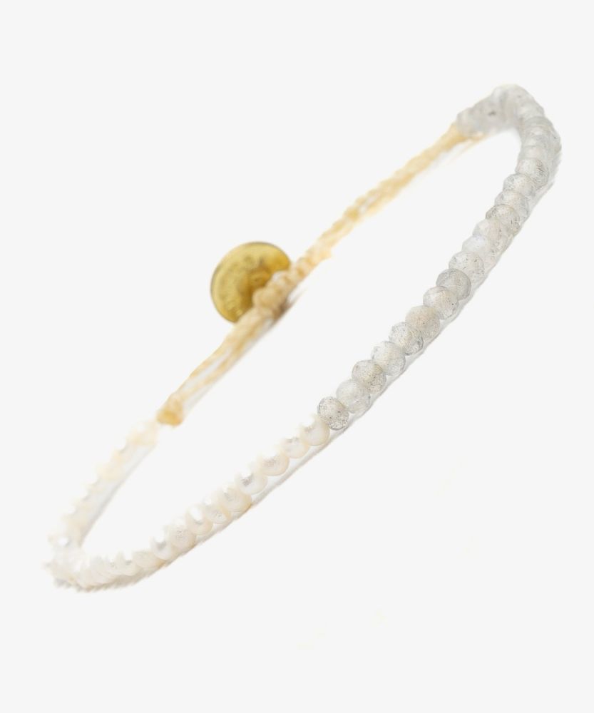 Pulsera ARIES - PERLA Y LABRADORITA