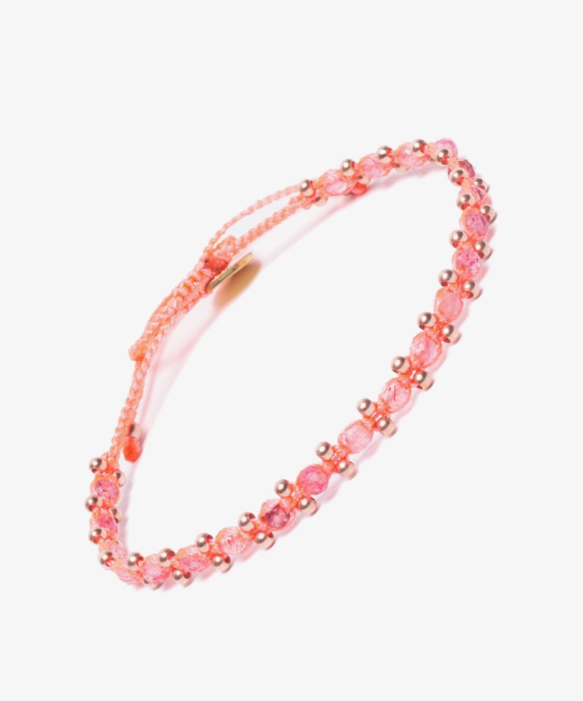 Pulsera TULIP - ROSADA Y PIEDRA TURMALINA