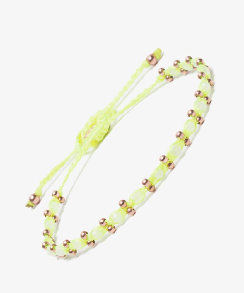 Pulsera TULIP - AMARILLO FLUOR Y PIEDRALUNA 