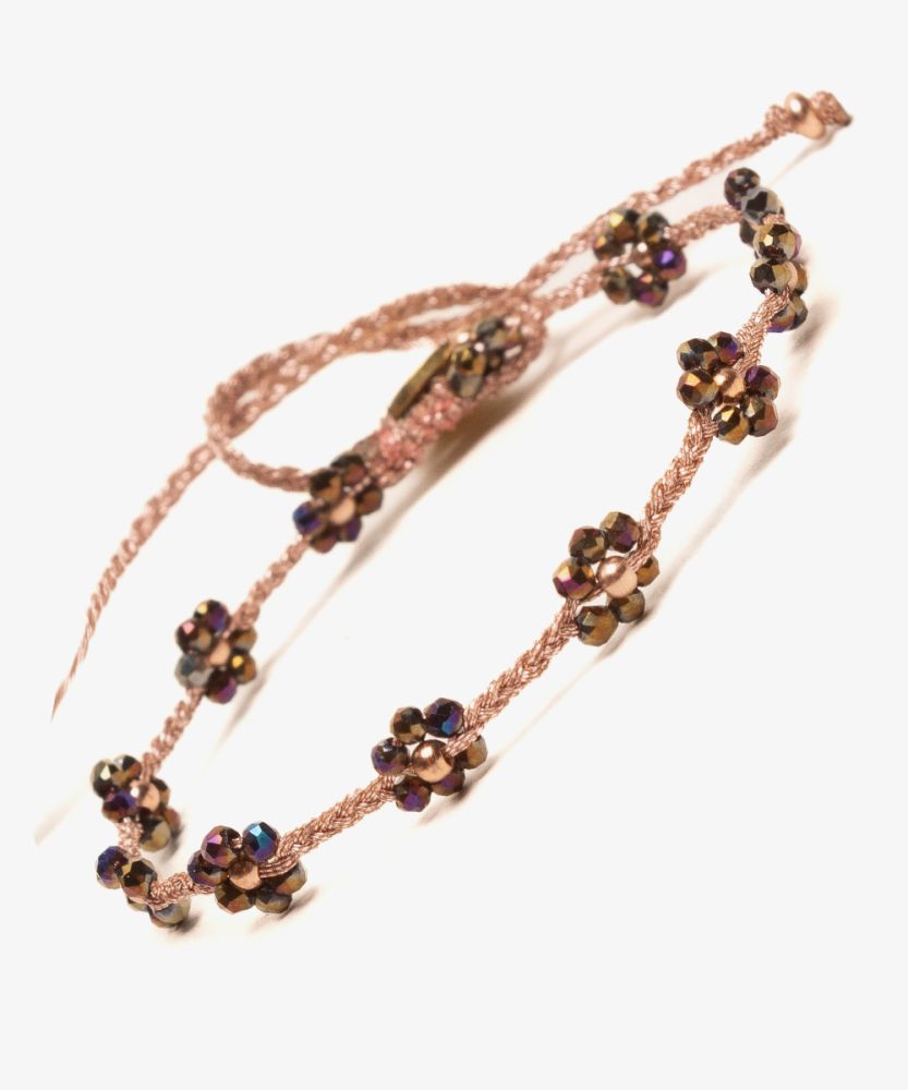 PULSERA DE PIEDRAS - FLOR