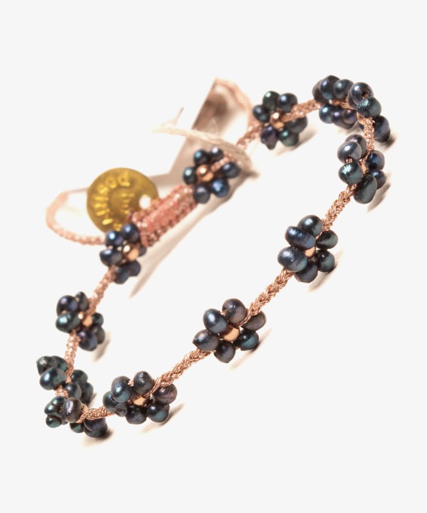 PULSERA DE PIEDRAS - FLOR