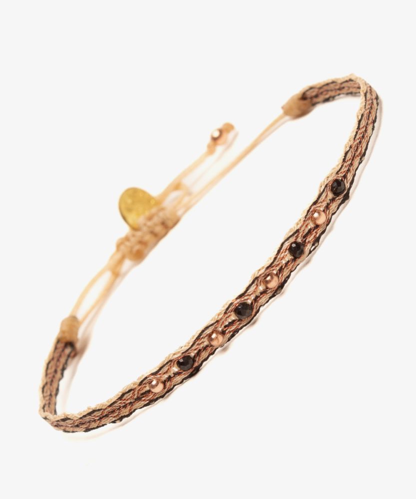 PULSERA ALAMEIN 40 - NEGRO & COBRE