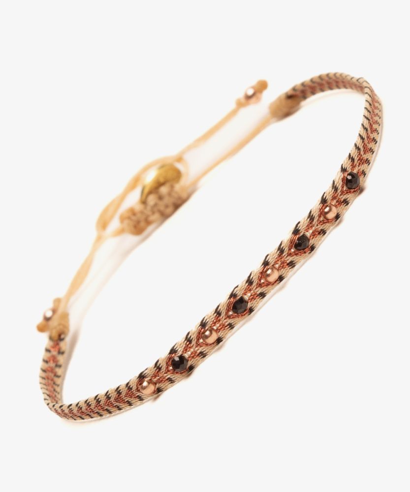 PULSERA ALAMEIN 40 - NEGRO & COBRE