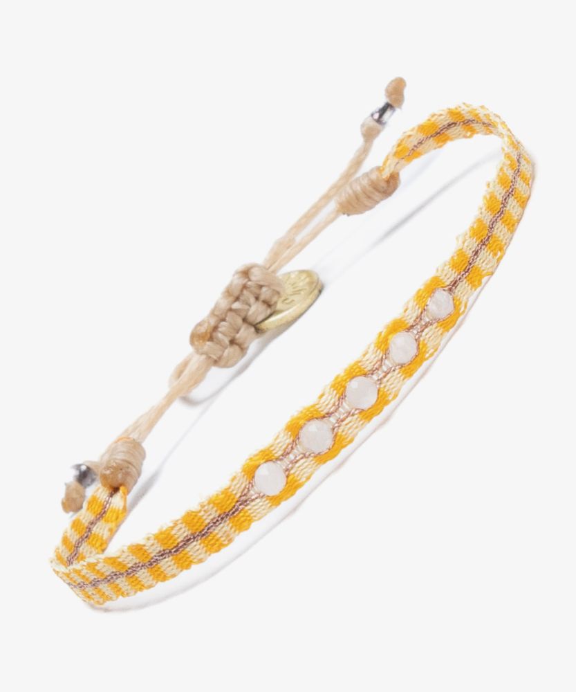 Pulsera ALAMEIN 40 - MOSTAZA & ORO ROSA