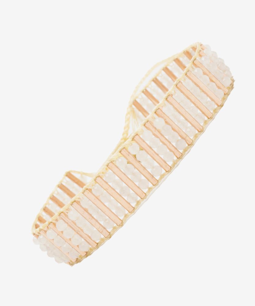 PULSERA - ARTEMISA - PIEDRA LUNA BLANCA