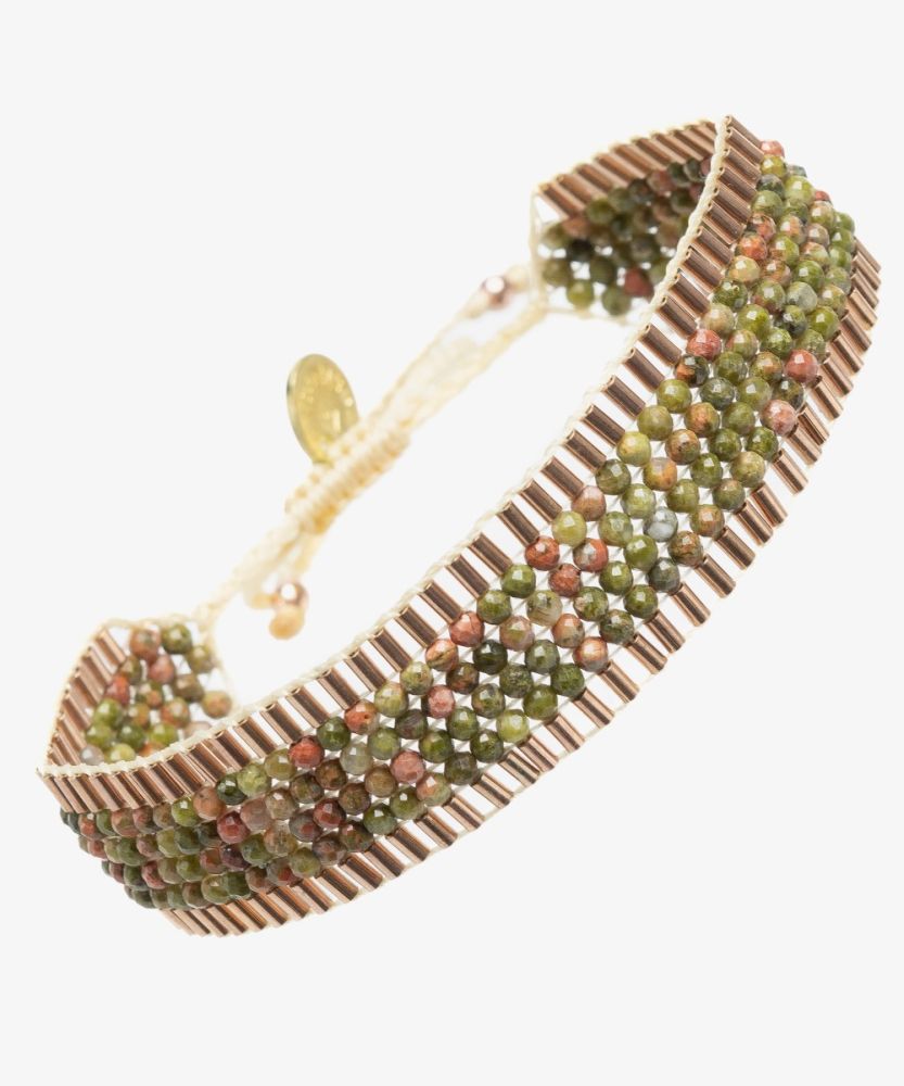 BRACALETE - CON PIEDRAS Y BEEDS