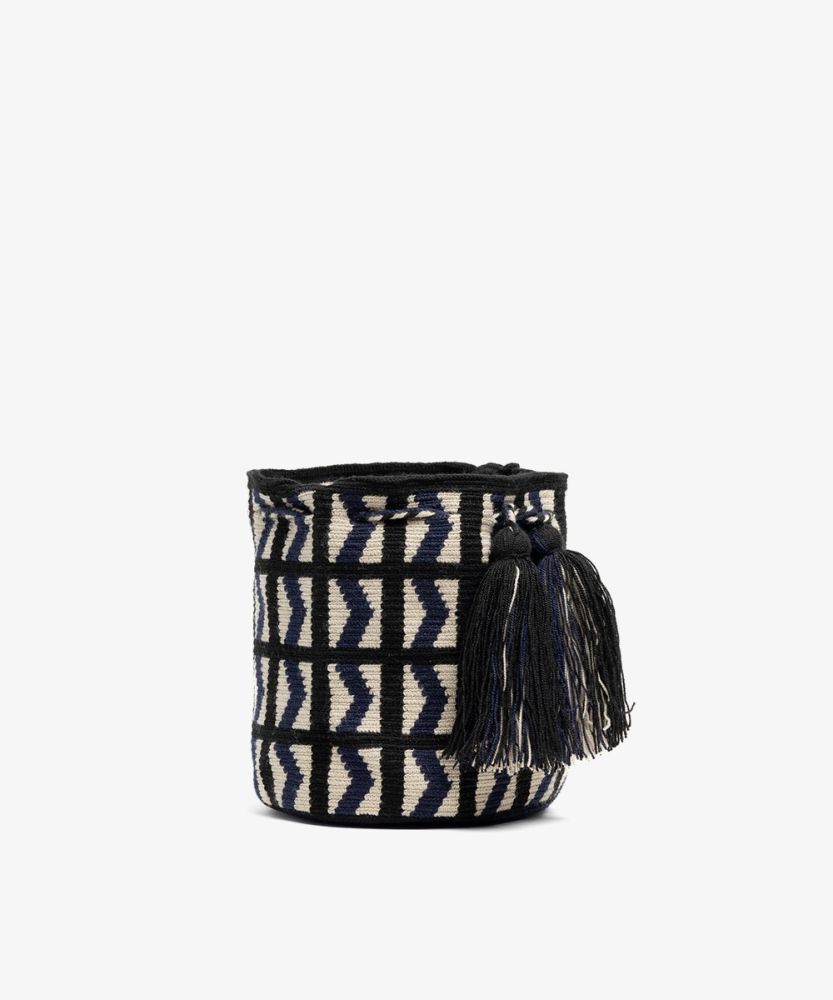 BOLSO CRUZADO M - SHIELD - MARINO Y NEGRO