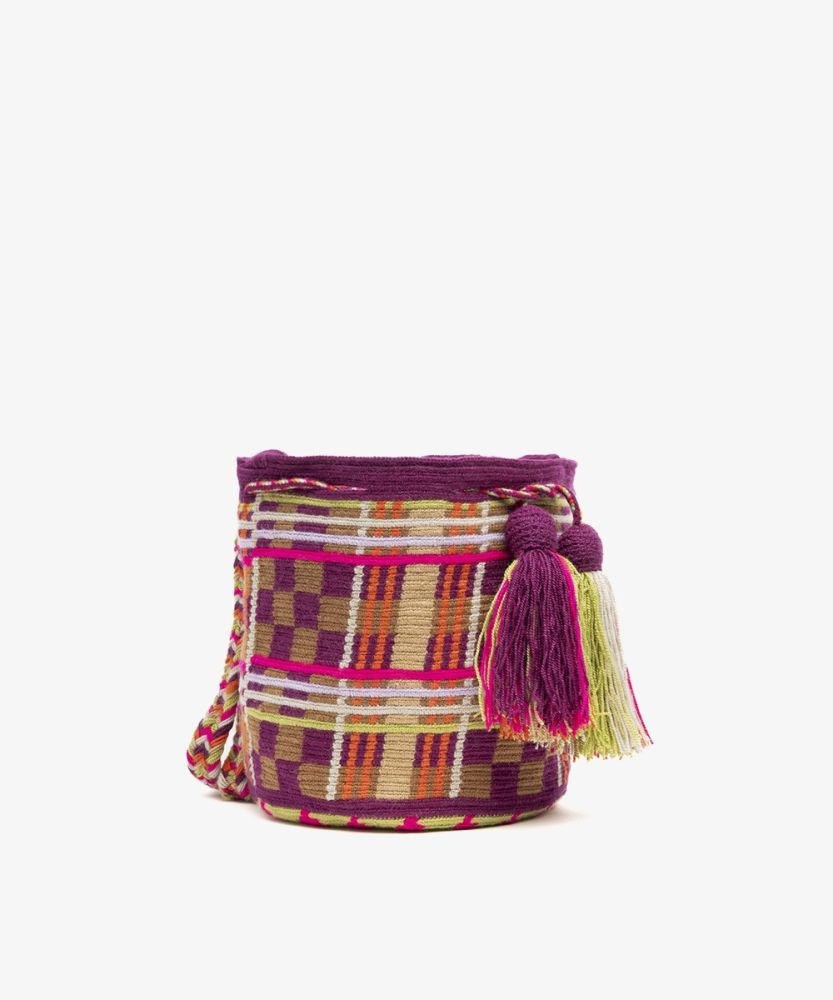 Crossbody Bag M - MILDRED - TOAST & BURGUNDY