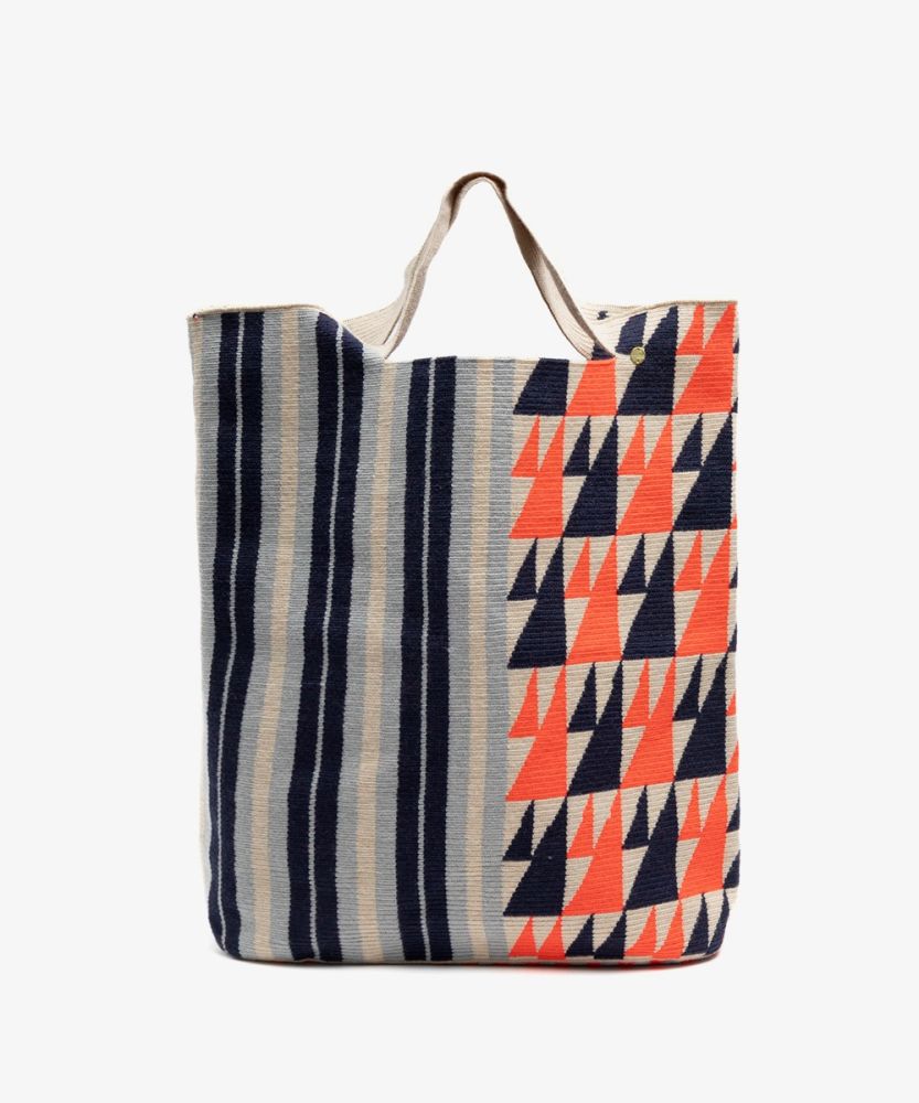  Bolso Rapsody - MYNA - MARINO Y NARANJA NEON