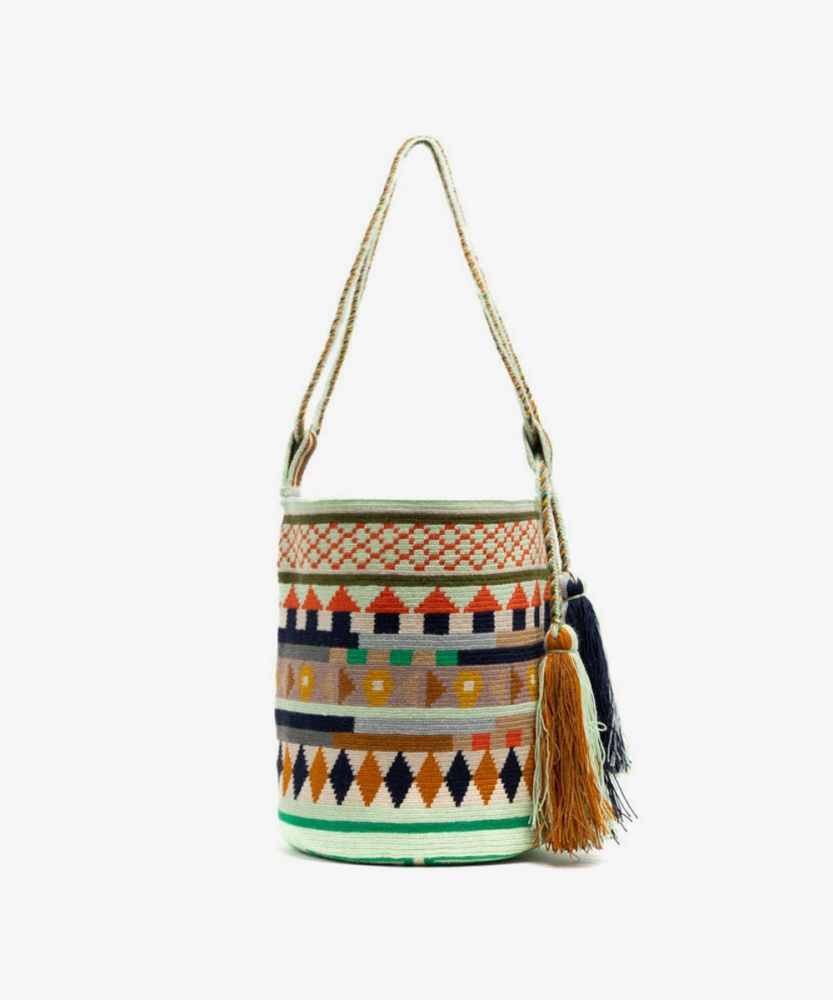 BOLSO Melbourne - RAVEN - VERDE Y MARINO