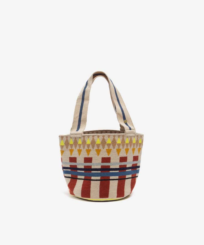 BOLSO Noa 2 - SWAN - BEIGE  & AMARILLO
