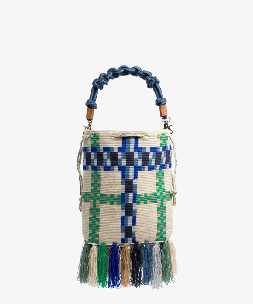 Bolso Zoe con Asa de Macramé -