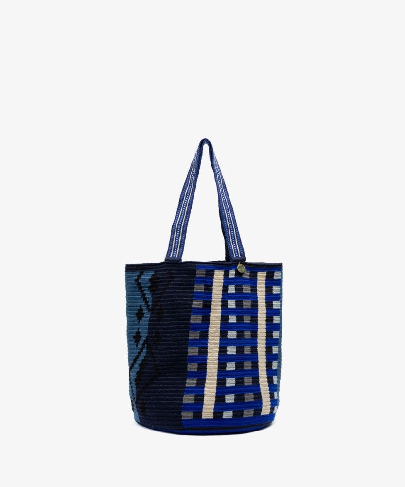 CALA BAG - COCKATOO - ROYAL BLUE & DENIM BLUE