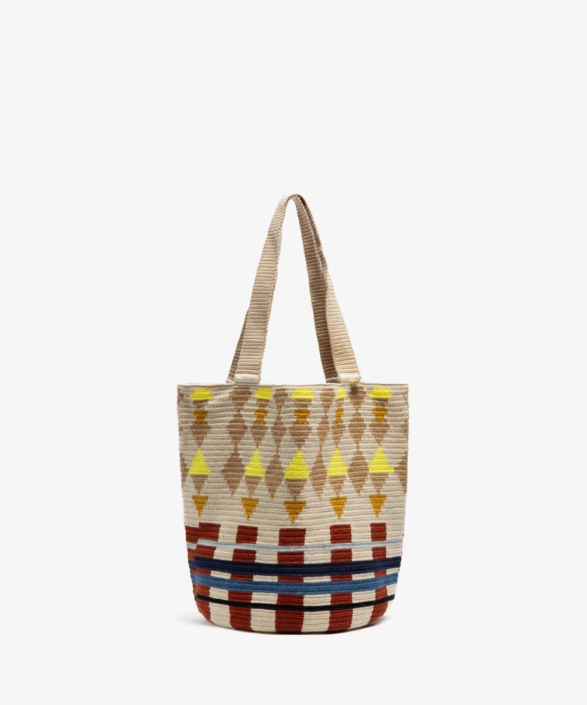 CALA BAG - SWAN - BEIGE  & YELLOW