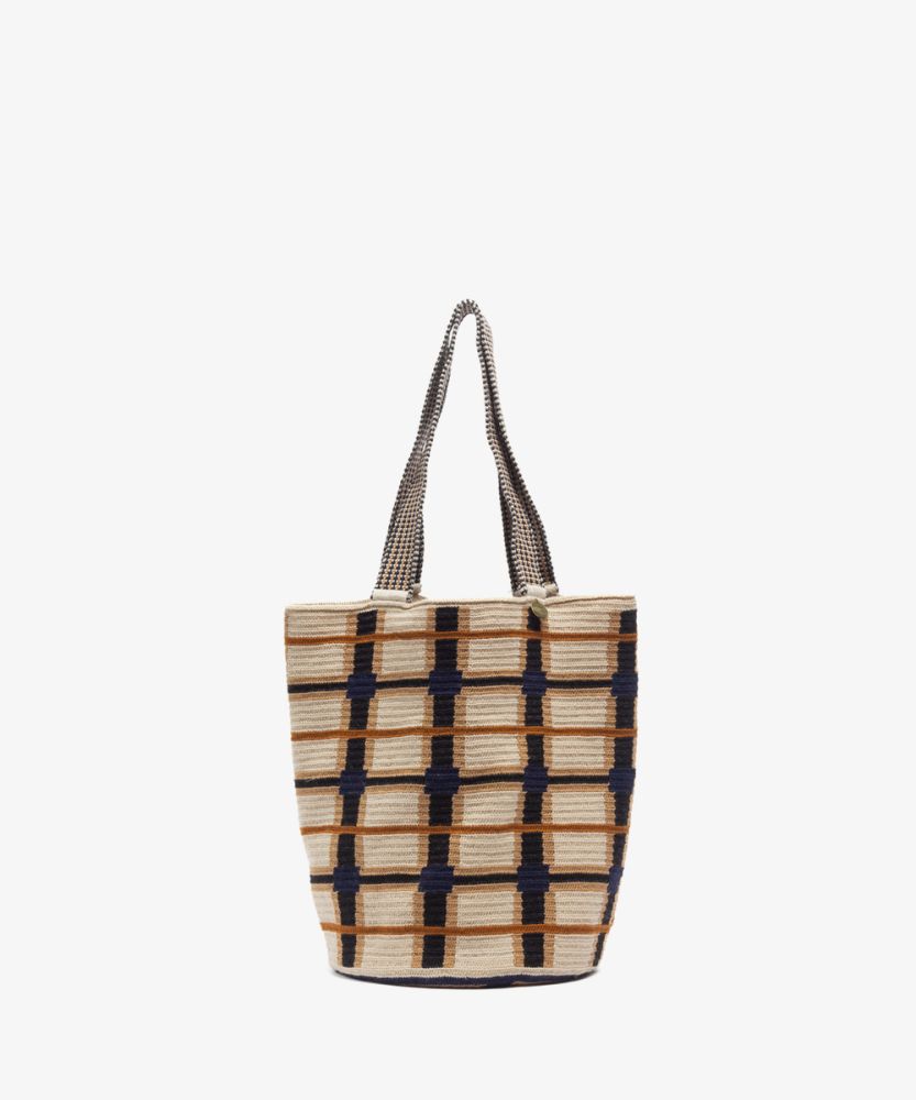 CALA BAG - PHEASANT - BEIGE & BLACK
