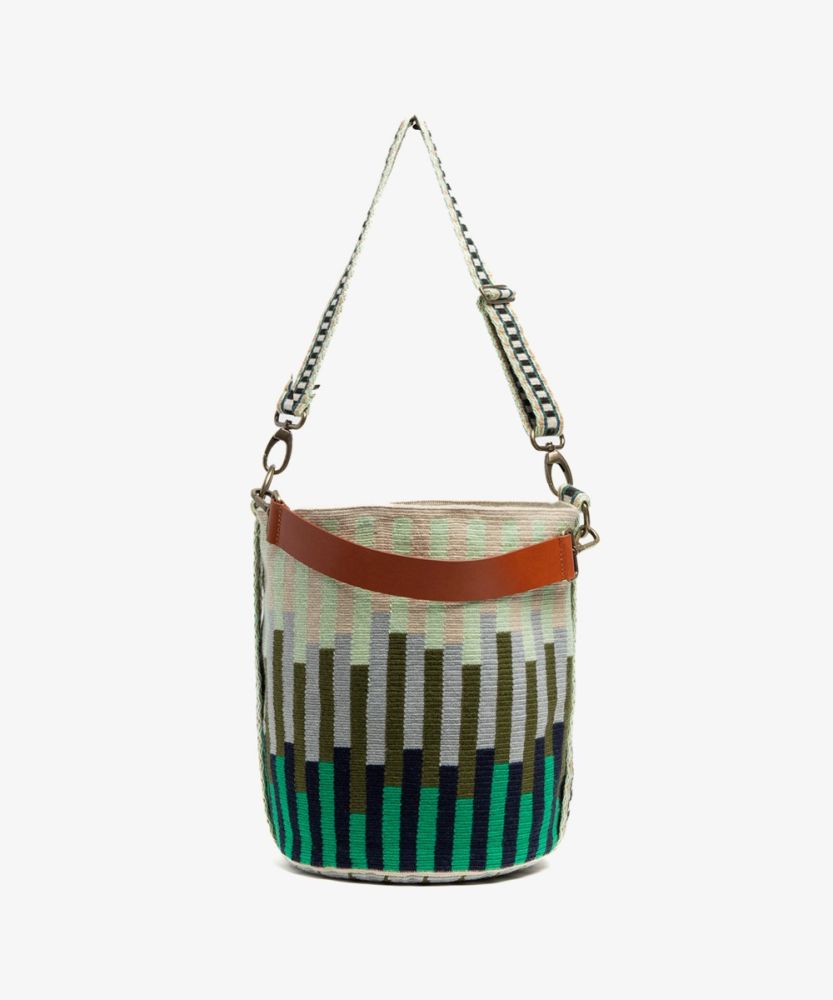 BOLSO SOFIA - LYNX - VERDE OSCURO Y MARINO