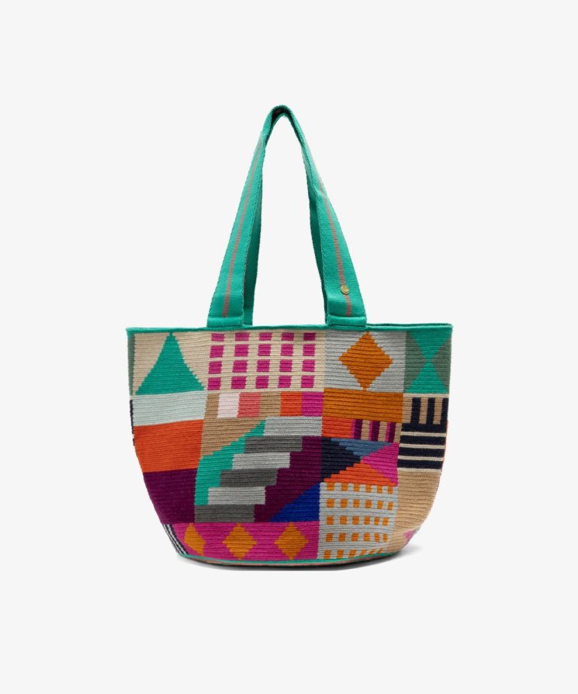 NOA XL- LION - TURQUOISE & MULTICOLOR