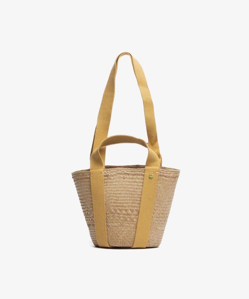BASKET FORMENTERA 2 HANDLE TOAST with mustard