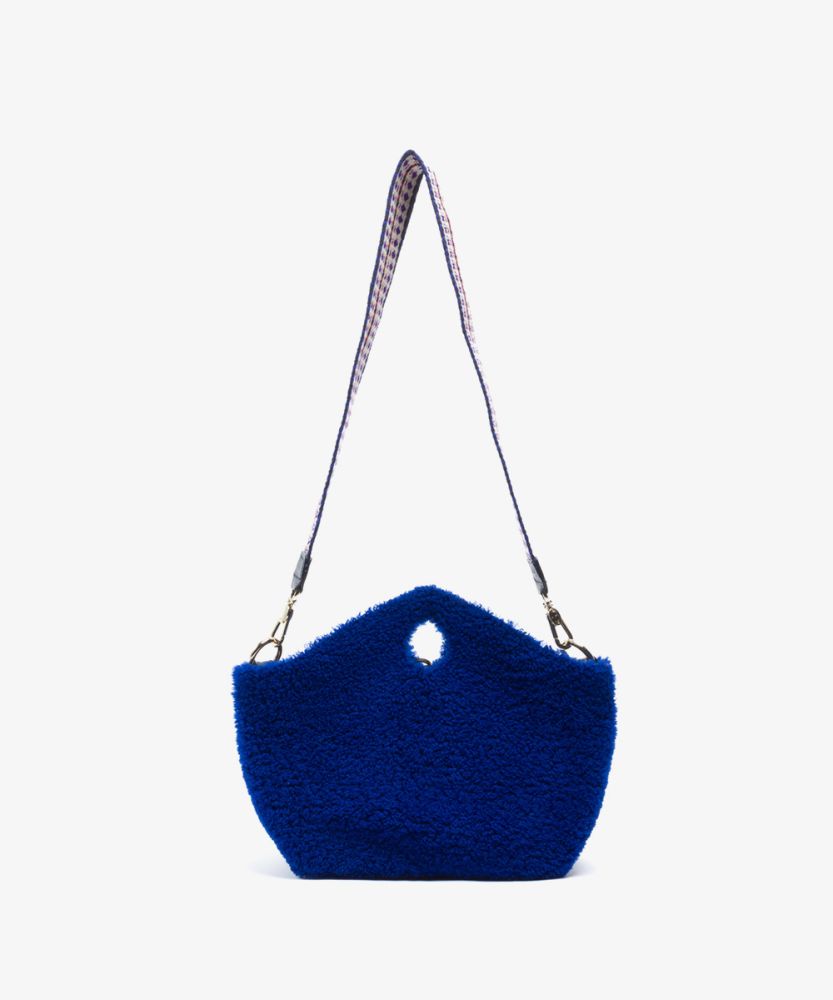 Fairbanks S  Bag with strap- CURLY ELECTRIC BLUE