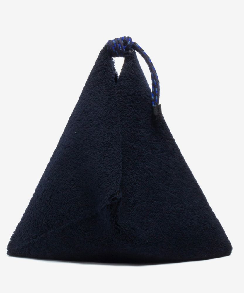 ORIGAMI LARGE Bag - CURLY NAVY BLUE