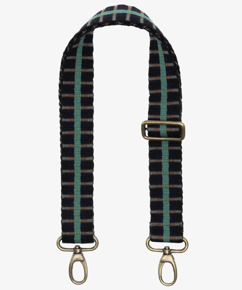 Adjustable strap- NAVY & JADE GREEN
