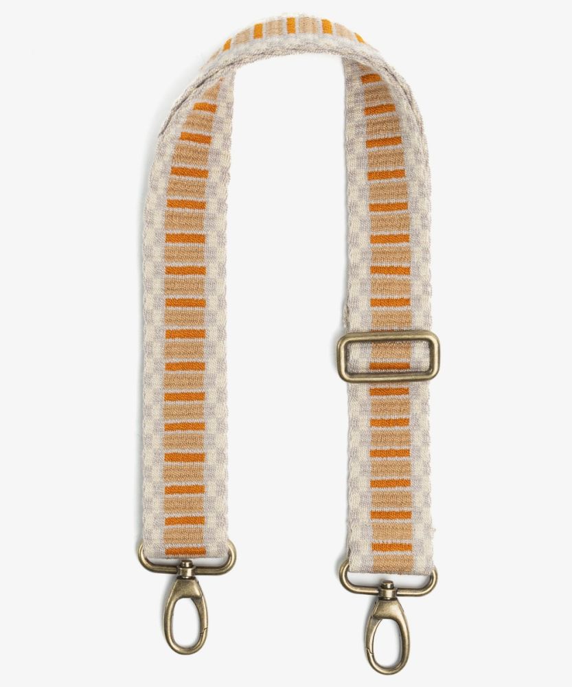 Adjustable strap- GREY & TOAST