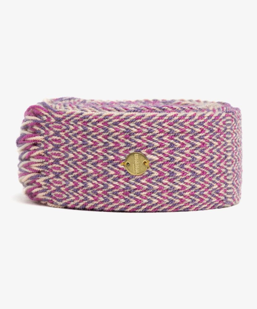 Belt with fringes COTON - PINK & PURPLE