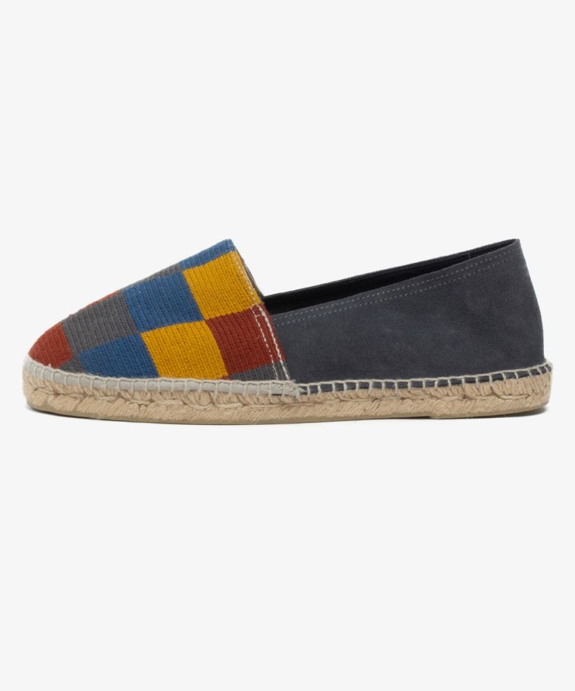 Espadrille Alpargata- BLUE & MUSTARD