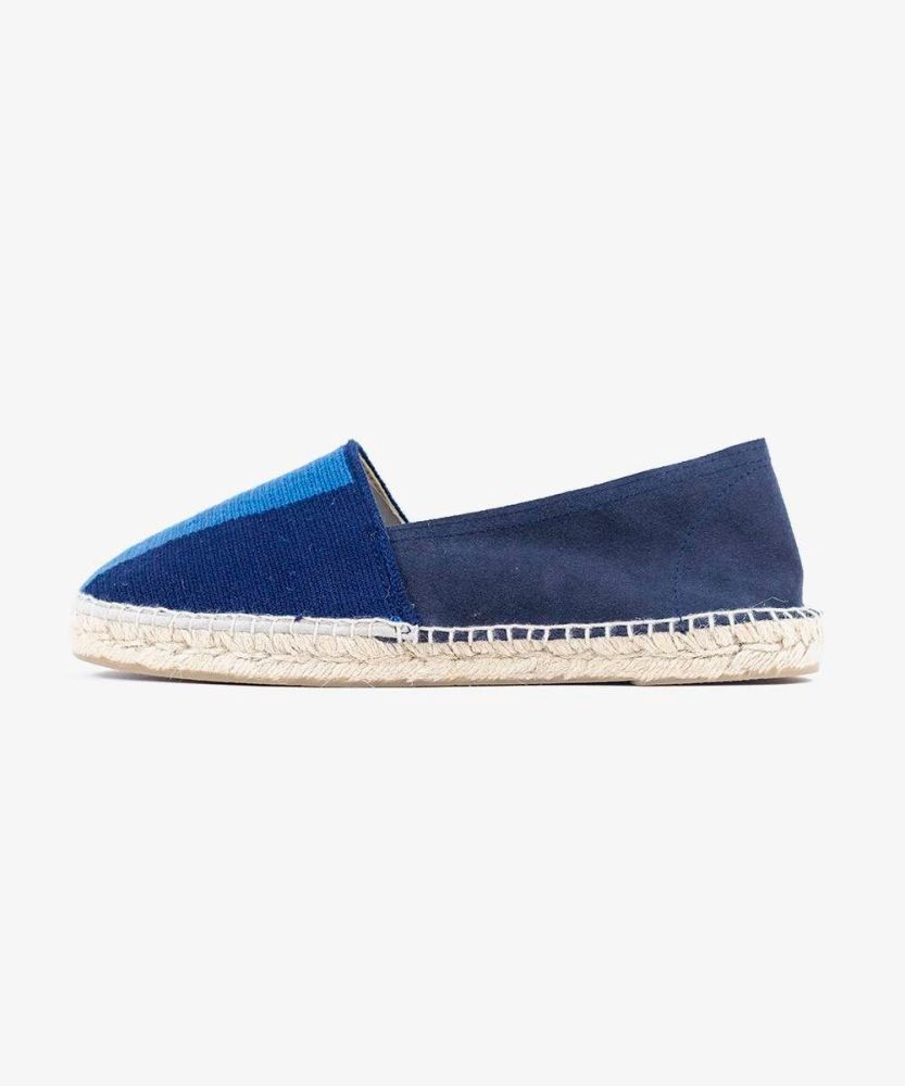 Espadrille Blue with stripes