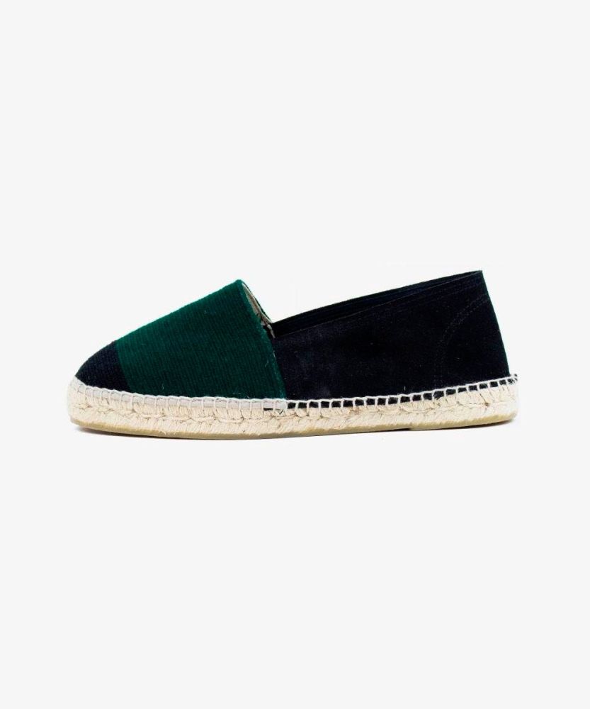 Espadrille Black & Green
