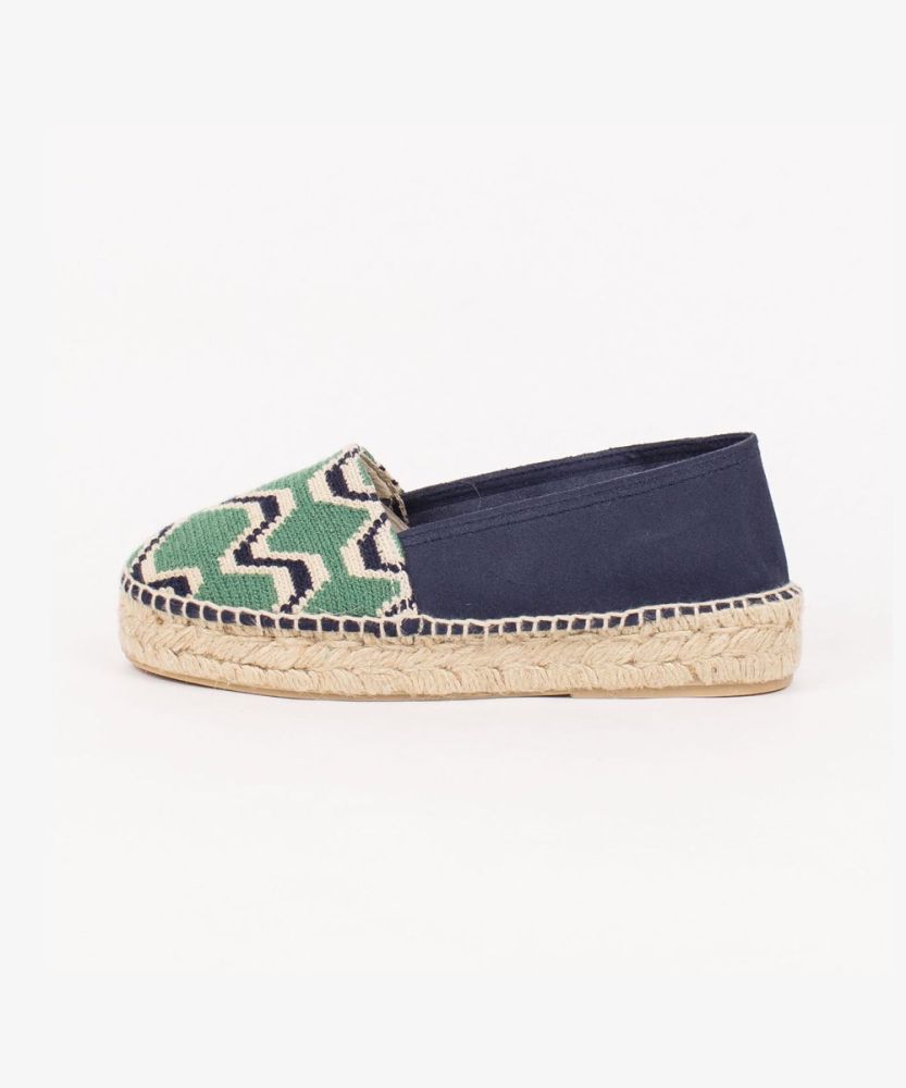ALPARGATA DE MUJER - DENALI - VERDE JADE & AZUL