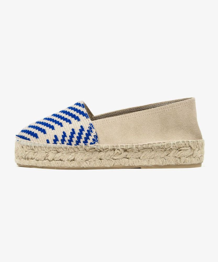 ALPARGATA MULE - HIMALAYA - AZUL & BEIGE